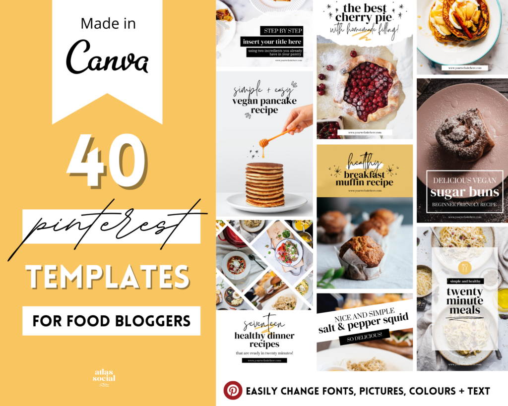 Canva Pinterest templates to help you grow your email list
